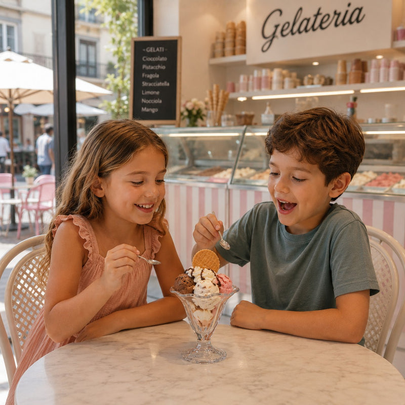 ad trend ad trend set 4 coppe gelato in vetro d 10 cm h11 cm ean 8057586084308