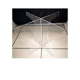 bigiemme bigiemme alzata plexiglass trasparente per top led 48x48 cm h 40 cm