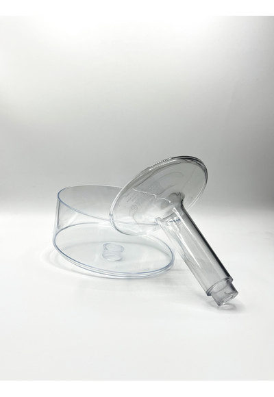 bigiemme bigiemme contenitore tondo gambo staccabile d 15 cm h 17 cm trasparente ean 8054317188762