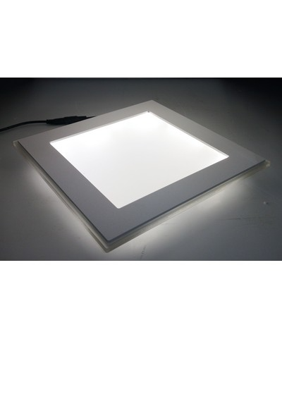 bigiemme bigiemme top led quadrato bianco usb 5w 39x39 cm per alzate