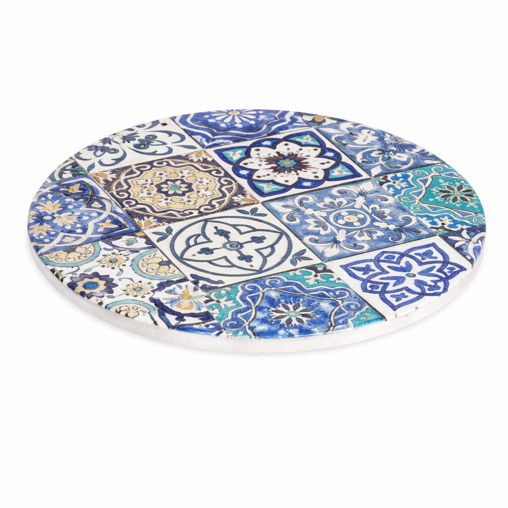 bizzotto bizzotto sottopentola soraia tonda d 20 cm blu rosso ass 1 pz ean 8051836791985