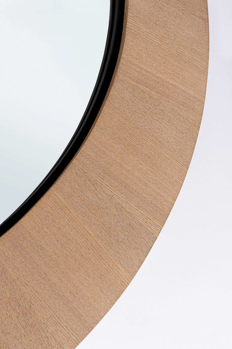 bizzotto bizzotto specchio con cornice amyris d 127 cm l 8 cm legno frassino ean 8051836762183