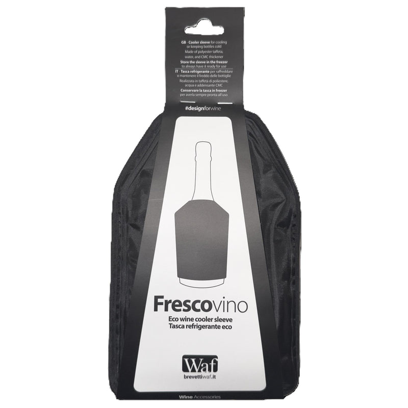 brevetti waf brevetti waf frescovino eco wine cooler sleeve nera ean 8005778057098