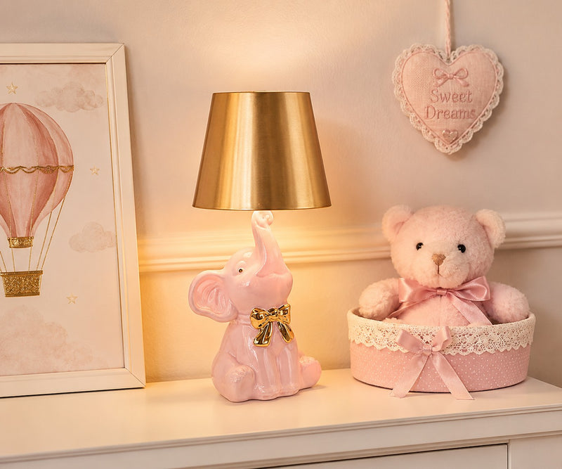 cupidoco cupidoco lampada elefantino rosa con scatola luce led decorativa per cameretta bambini altezza 24 cm ean 8058196015928