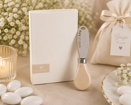 cupidoco cupidoco spalmaburro beige con confezione in busta coltello spalma burro elegante h 115 cm ean 8058196010312