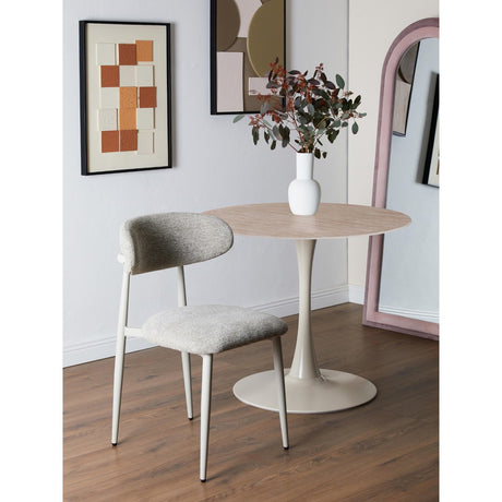 di mo commerciale di mo commerciale tavolo parker d 110 cm rotondo piano in ceramica travertino opaco 11 mm con gamba in metallo ean 8010402524280