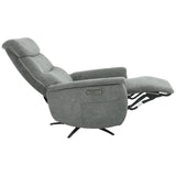 di mo di mo poltrona relax jacquelin in tessuto grigio scuro con regolazione elettrica poltrona comfort recliner ean 8010402506804