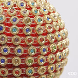 edg enzo de gasperi edg enzo de gasperi addobbo palla di natale infinity d 10 cm rosso mix ean 8059824593177