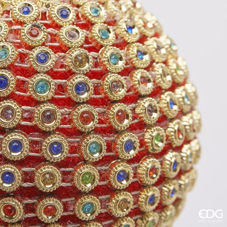 edg enzo de gasperi edg enzo de gasperi addobbo palla di natale infinity d 10 cm rosso mix ean 8059824593177