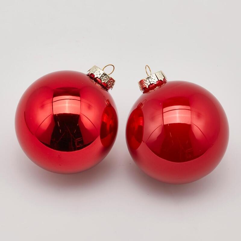 edg enzo de gasperi edg enzo de gasperi addobbo palla di natale vetro d 10 cm cf 4 pz rosso ean 8054184962410