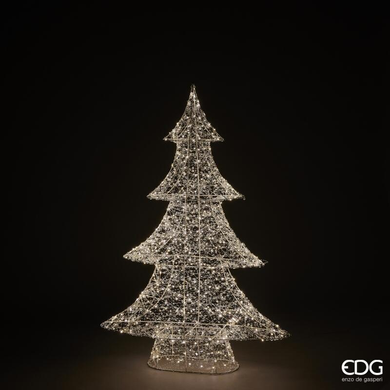edg enzo de gasperi edg enzo de gasperi albero di natale led pearls 960 microled h 120 cm l 86 cm l 23 cm ip44 light gold ean 8059824546807