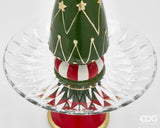 edg enzo de gasperi edg enzo de gasperi alzata pino natale h 40 cm d 25 cm green red ean 8059824539373