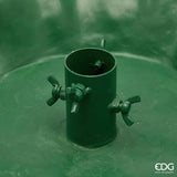 edg enzo de gasperi edg enzo de gasperi base pino sacco reagli natale h 39 cm d 50 cm green red ean 8059824531582