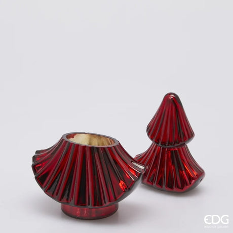 edg enzo de gasperi edg enzo de gasperi candela forest albero di natale h 25 cm l 15 cm l 9 cm cranberry pomegranate red ean 8059824566683