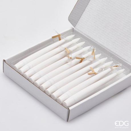 edg enzo de gasperi edg enzo de gasperi candela led da appendere natale h 155 cm d 15 cm cf 10 pz white ean 8059824520296