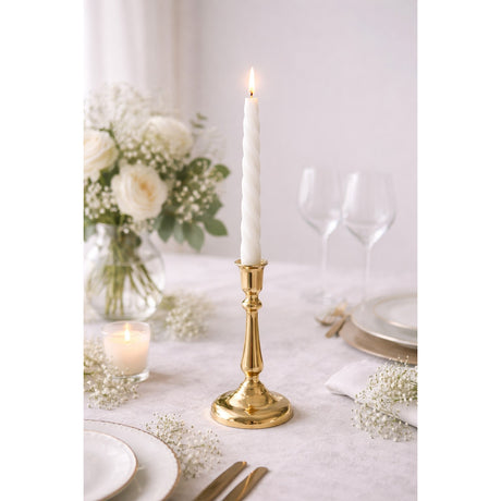 edg enzo de gasperi edg enzo de gasperi candela stelo twist h 23 cm d 22 mm cf 10 pz bianco ean 8059824153418