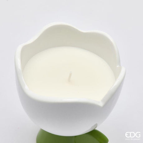 edg enzo de gasperi edg enzo de gasperi candela tulip con profumo h 11 cm d 10 cm frangipani ean 8059824621771