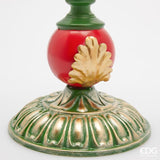 edg enzo de gasperi edg enzo de gasperi decoro albero di natale con decorazioni metallo h 91 cm green red ean 8059824542335