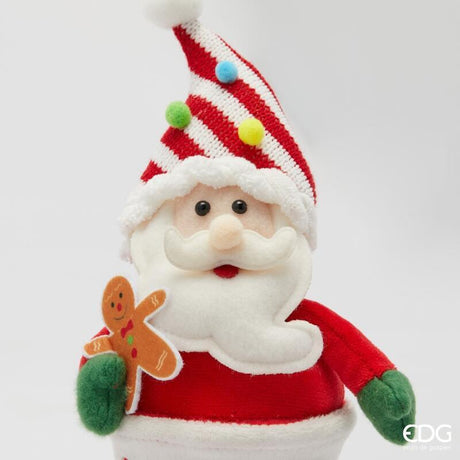EDG Enzo de Gasperi Contenitore Treno Babbo Natale H 26 cm - Le Gioie EDG Enzo de Gasperi Contenitore Treno Babbo Natale H 26 cm - Le Gioie