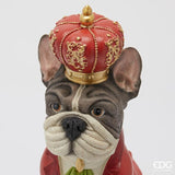 edg enzo de gasperi edg enzo de gasperi decoro bulldog natalizio h 375 cm l 225 cm l 15 cm bianco rosso ean 8059824541451