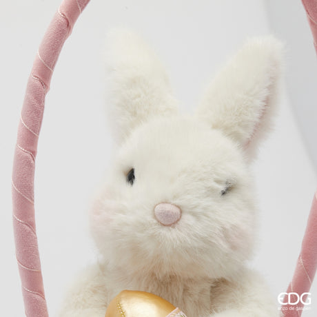 edg enzo de gasperi edg enzo de gasperi decoro cesto di pasqua con coniglio h 54 cm d 20 cm multicolor ean 8059824625885