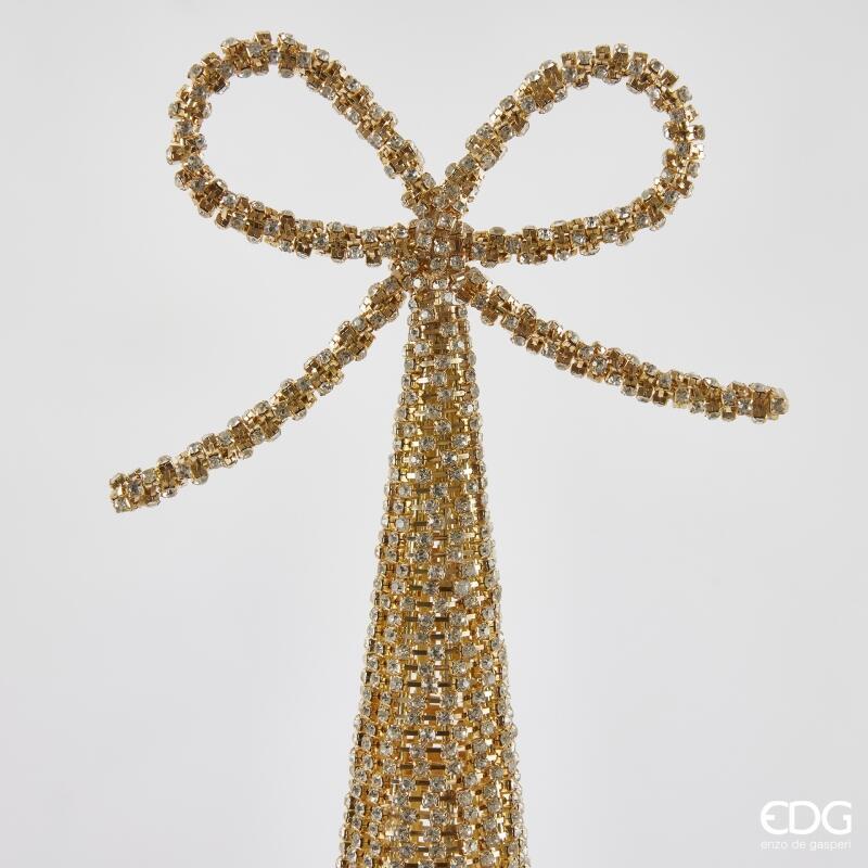 edg enzo de gasperi edg enzo de gasperi decoro cono jewel natale h 66 cm gold ean 8059824497536