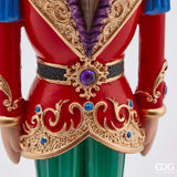 edg enzo de gasperi edg enzo de gasperi decoro soldatino di natale schiaccianoci righe h 35 cm multicolor ean 8059824283672