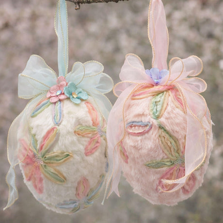 edg enzo de gasperi edg enzo de gasperi decoro uovo pasqua con fiocco da appendere ass h 16 cm d 12 cm multicolor 1 pz ean 8059824625786