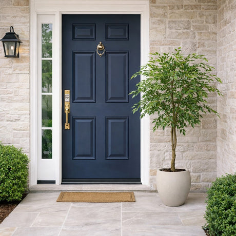 edg enzo de gasperi edg enzo de gasperi ficus beniamino vogue con vaso pianta artificiale h 170 cm verde ean 8059824607331