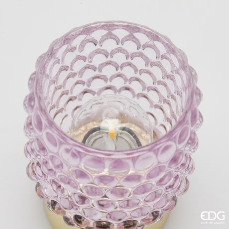 edg enzo de gasperi edg enzo de gasperi lampada da tavolo bubbles rotondo led h 11 cm d 85 cm ip20 scatola regalo rosa ean 8059824611055