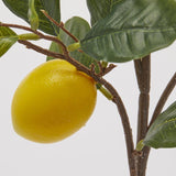 edg enzo de gasperi edg enzo de gasperi limone ramo x6 con foglie pianta artificiale h 95 cm verde giallo ean 8059824443366