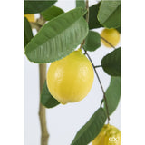 edg enzo de gasperi edg enzo de gasperi limone vogue x6 con vaso pianta artificiale h 126 cm verde giallo ean 8059824607430