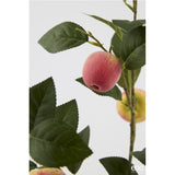 edg enzo de gasperi edg enzo de gasperi melo con vaso e foglie x8 pianta artificiale h 60 cm rosso ean 8059824634788