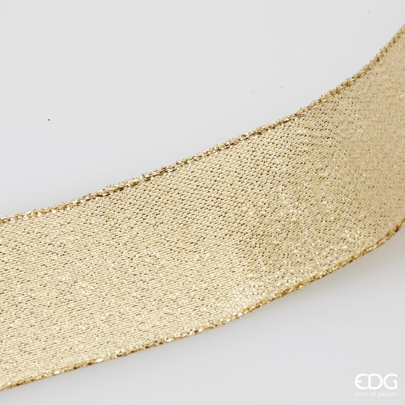 edg enzo de gasperi edg enzo de gasperi nastro laminato di natale h 35 mm l 10 mt gold ean 8059824598479