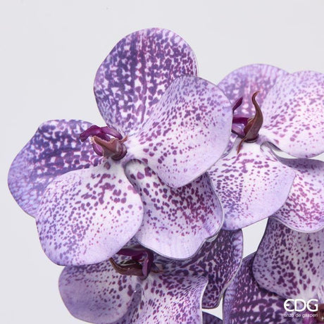 edg enzo de gasperi edg enzo de gasperi orchidea vanda ramo h 65 cm pianta artificiale viola ean 8059824615442