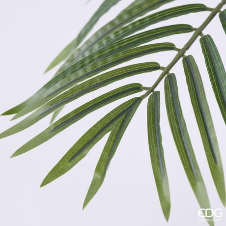 edg enzo de gasperi edg enzo de gasperi pianta artificiale palma areca vogue con vaso h210 cm pianta decorativa realistica design moderno ean 8059824655035