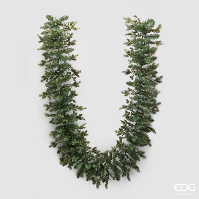 edg enzo de gasperi edg enzo de gasperi pino festone di natale argentato 170 miniled l 270 cm ip44 sage ean 8059824555571