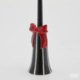 edg enzo de gasperi edg enzo de gasperi portacandela fiocco natale h 195 cm d 95 cm white black ean 8059824552778