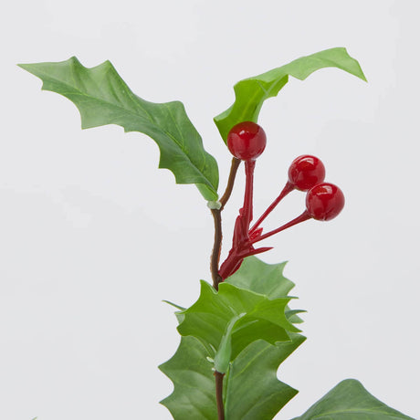 edg enzo de gasperi edg enzo de gasperi ramo agrifoglio natalizio con bacche h 60 cm verde rosso ean 8059824418401