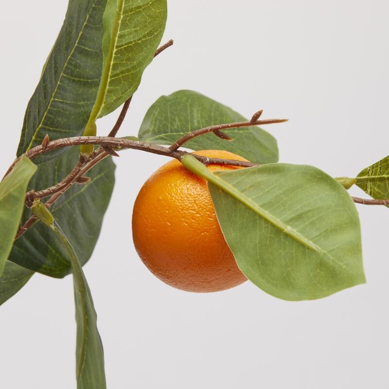 edg enzo de gasperi edg enzo de gasperi ramo arancia x8 con foglie pianta artificiale h 95 cm arancione ean 8059824443380