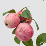 edg enzo de gasperi edg enzo de gasperi ramo mela x11 con foglie pianta artificiale h 80 cm crema rosa ean 8059824637116