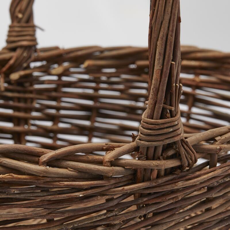 edg enzo de gasperi edg enzo de gasperi set 3 pz cesto willow ovale con manico h 51 cm h 45 cm h 37 cm midollino ean 8059824358820