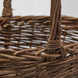 edg enzo de gasperi edg enzo de gasperi set 3 pz cesto willow ovale con manico h 51 cm h 45 cm h 37 cm midollino ean 8059824358820