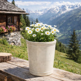 edg enzo de gasperi edg enzo de gasperi set 3 pz vaso glaze svasato h 47 cm h 41 cm h 30 cm waterproof avorio ean 8059824454140