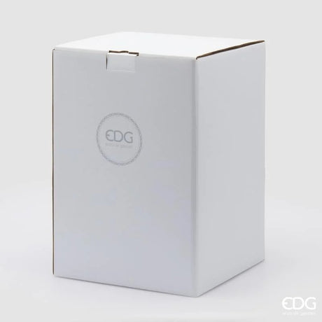 edg enzo de gasperi edg enzo de gasperi sfera acqua babbo natale con camino ass h 20 cm d 15 cm musica e movimento green red 1 pz ean 8059824574817