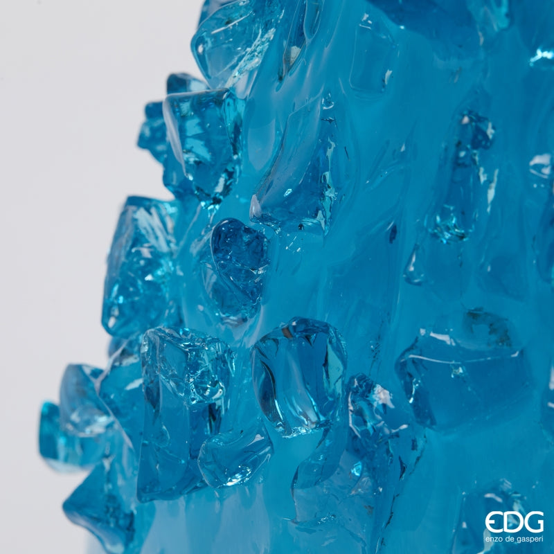 edg enzo de gasperi edg enzo de gasperi vaso gemme goccia h 40 cm d 25 cm blu ean 8059824632463