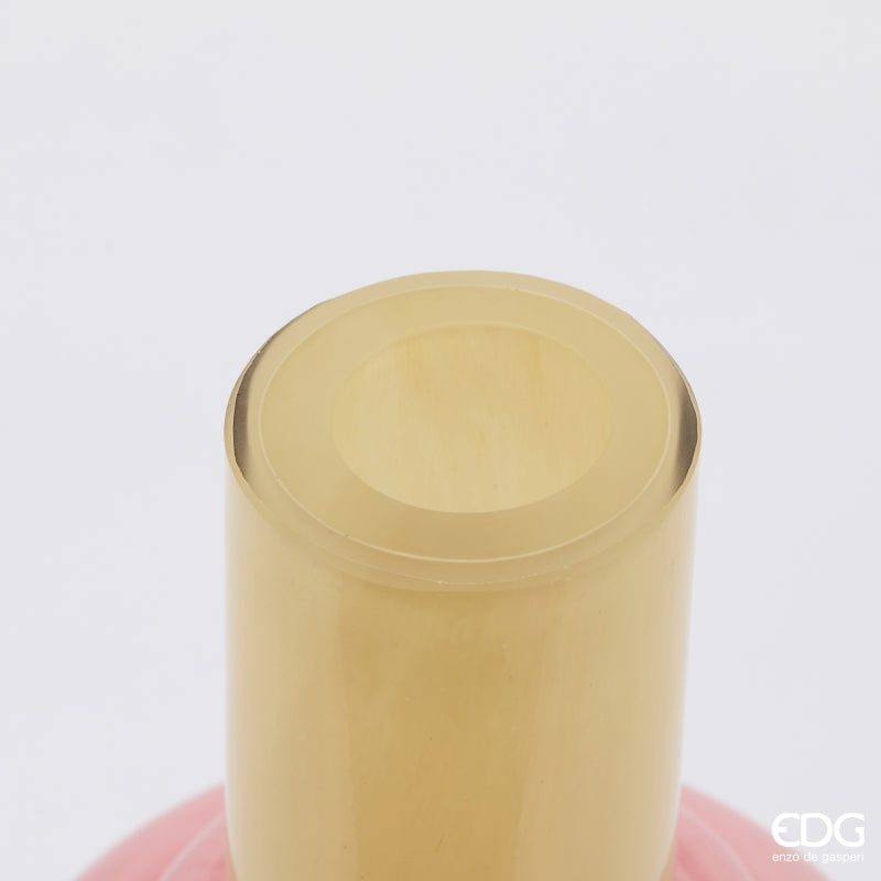 edg enzo de gasperi edg enzo de gasperi vaso strati h 40 cm d 16 cm waterproof vetro mix verde ean 8059824632562