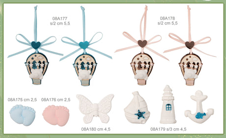 etm etm gesso farfalla 45 cm bomboniera bianco cf 12 pz ean 8059793663406