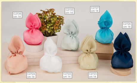 etm etm sacchetti lusso bag portaconfetti 14 cm pesca 12 pz ean 8059793660108