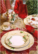 fade fade agrifoglio piatto torta natalizio con paletta d 30 cm multicolor ean 8016175589679